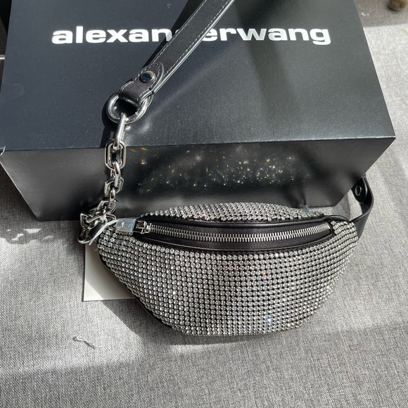 Alexander Wang Attica rhinestone crossbody bag - Picture 3 of 10